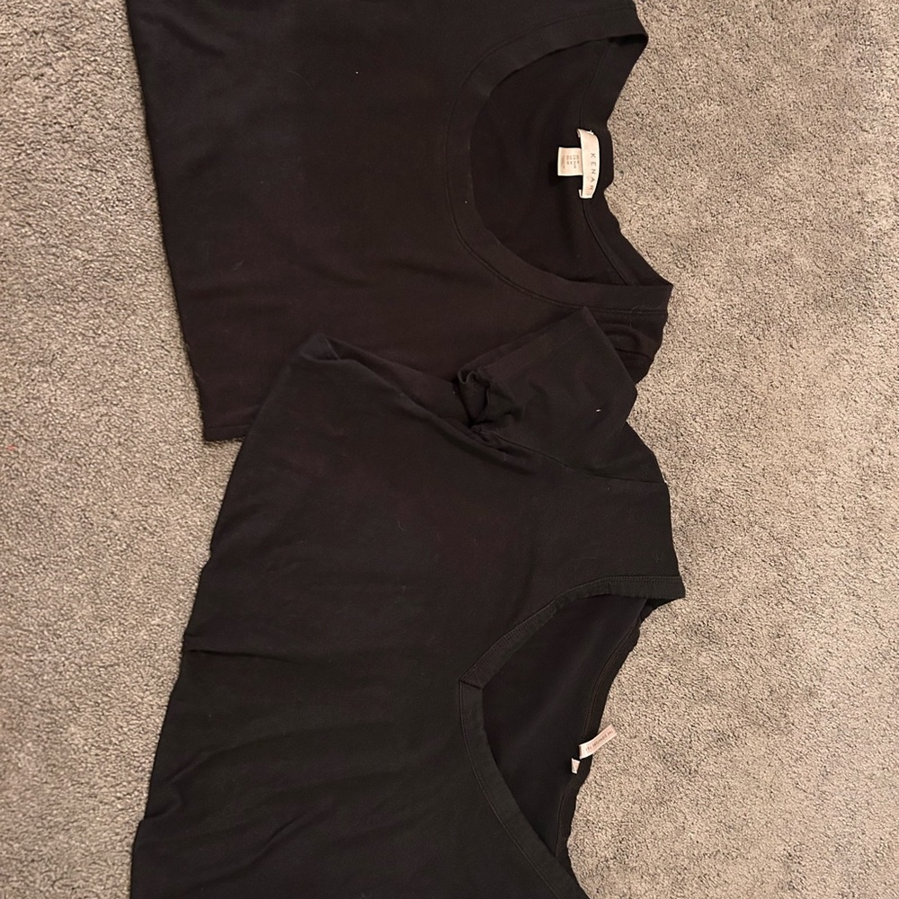 Bundle of 2 Black T shirts